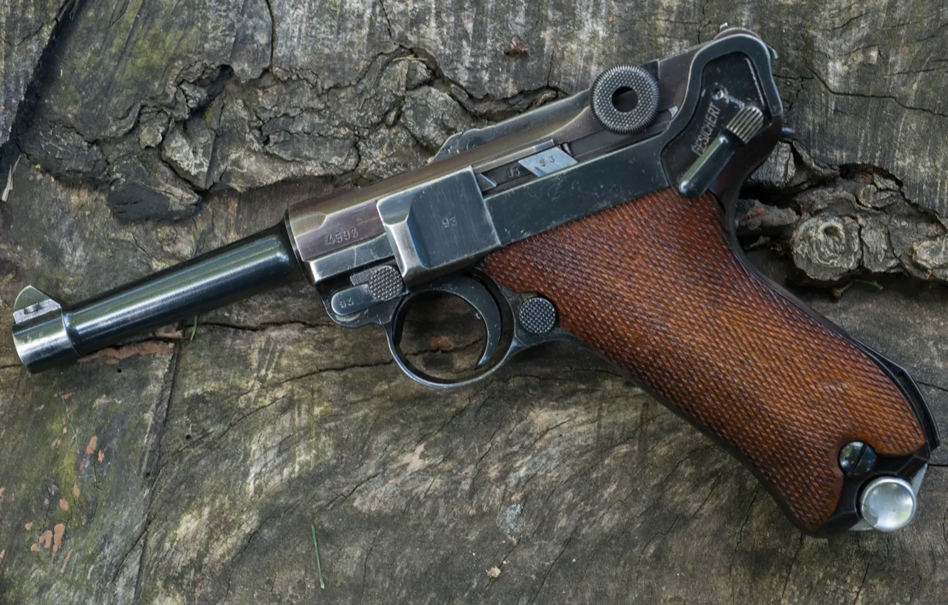 Photo wallpaper gun, Luger, 9 mm, 1939- 42