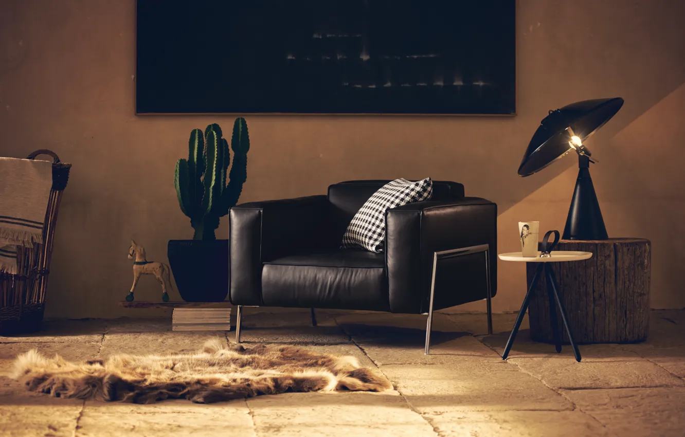 Photo wallpaper design, furniture, interior