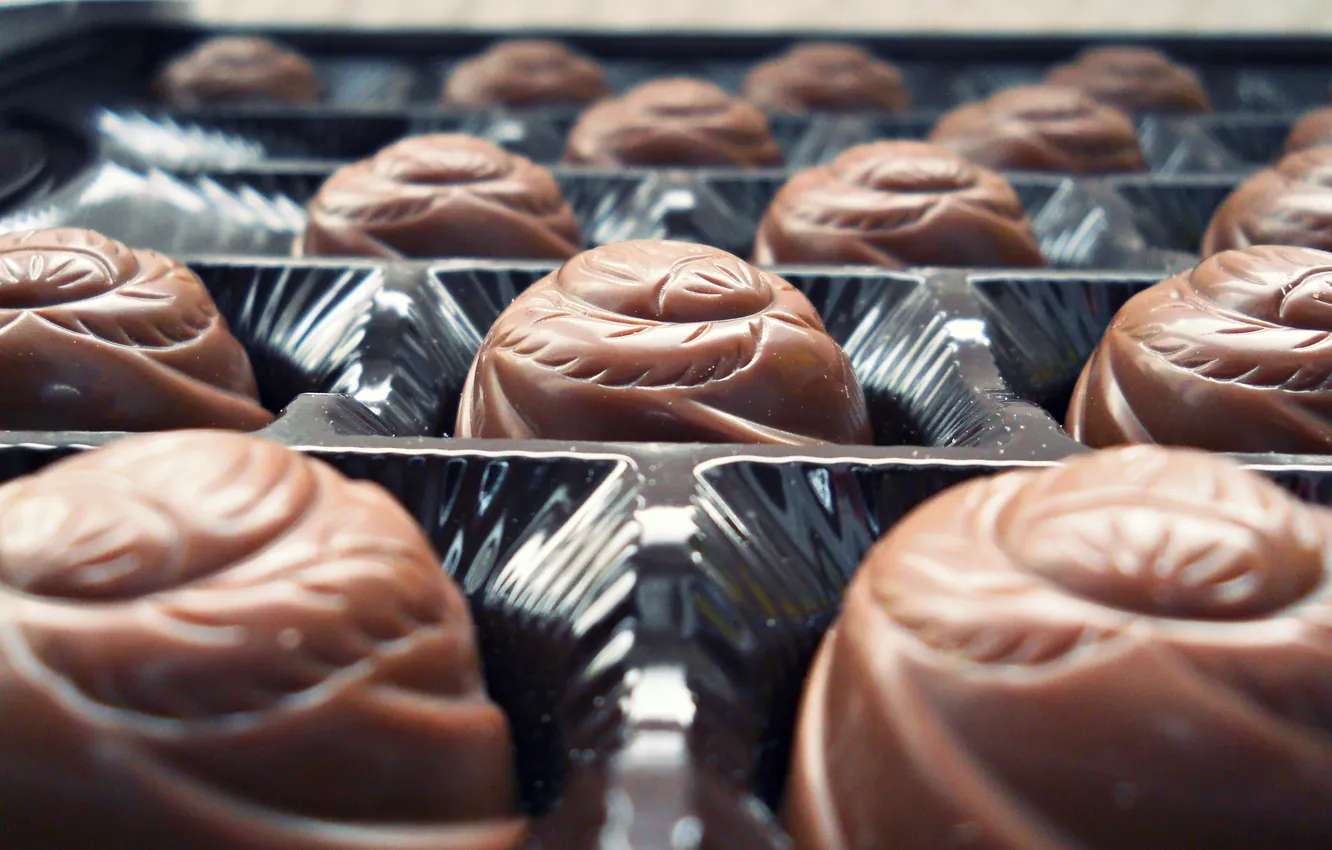 Photo wallpaper macro, food, delicious, candy