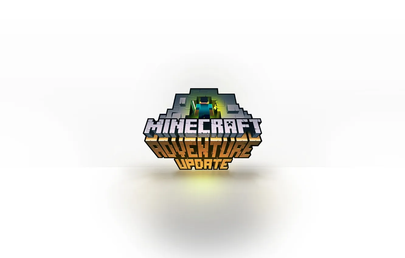 Photo wallpaper minimalism, minecraft, mojang