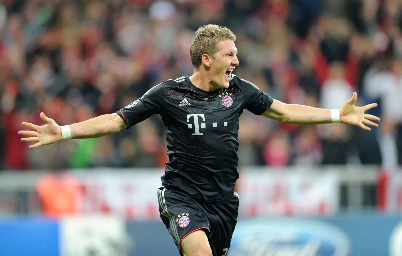 Photo wallpaper football, star, star, player, the leader, football, Bayern Munich, Bastian Schweinsteiger