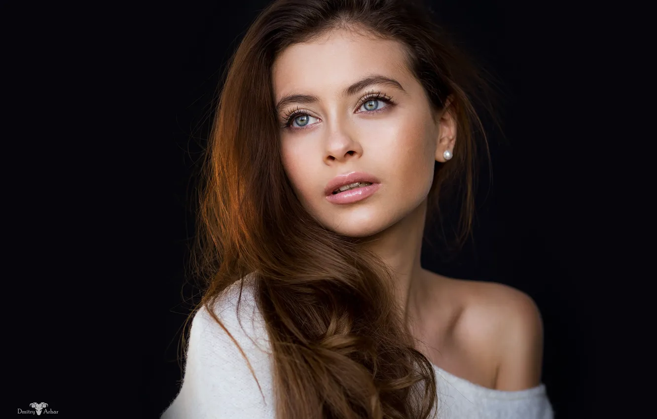 Wallpaper eyes, look, girl, portrait, photographer, Dmitry Arhar for ...