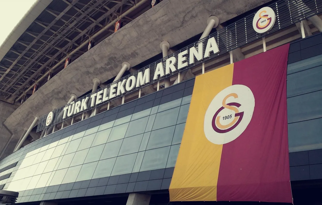 Photo wallpaper wallpaper, sport, logo, stadium, football, Galatasaray SK, Turk Telekom Arena