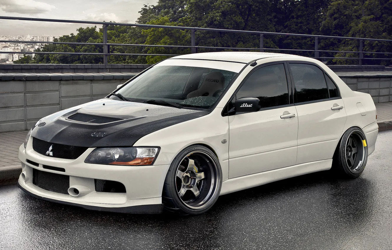 Photo wallpaper auto, tuning, Mitsubishi
