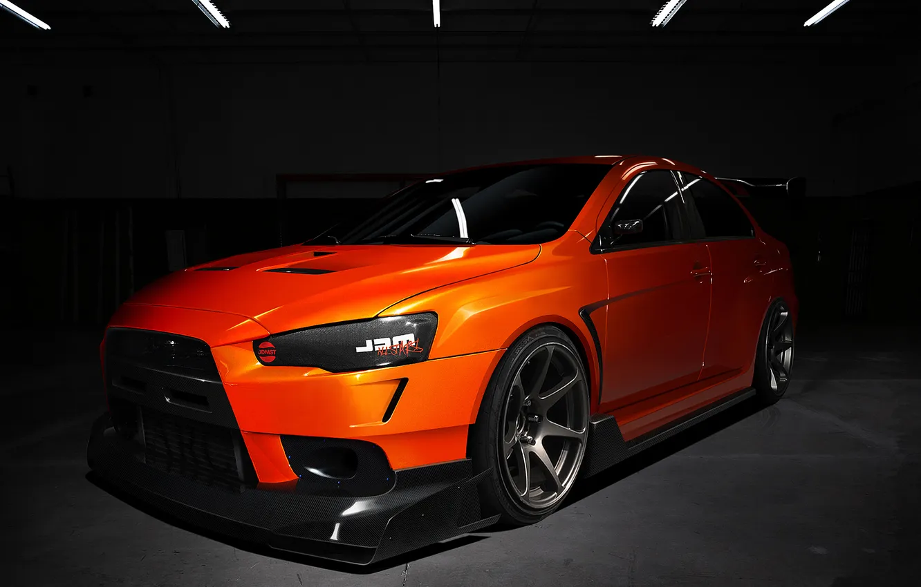 Photo wallpaper figure, Mitsubishi, evo, render, LANCERX