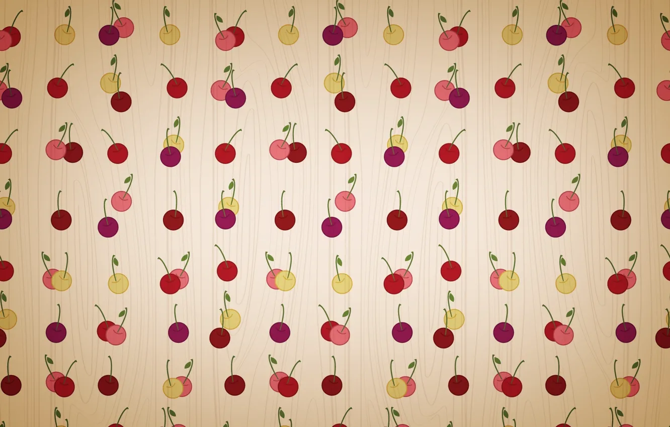 Photo wallpaper cherry, Wallpaper, berry, Cherry, cherries