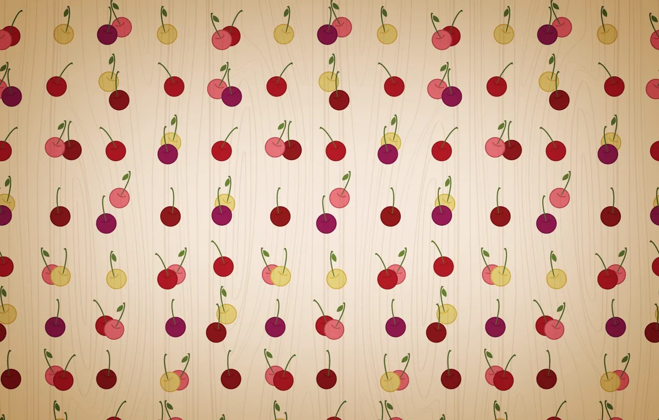 Photo wallpaper cherry, berries, Wallpaper, cherry, cherry