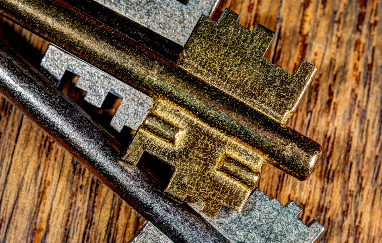 Photo wallpaper macro, key, a bunch of keys