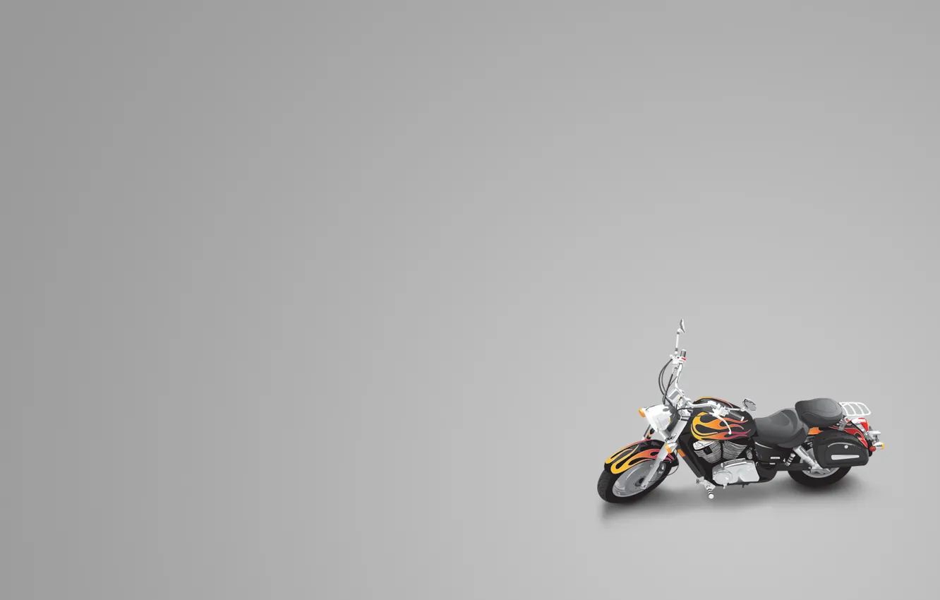 Photo wallpaper Moto, motorcycle, Honda, CHOPPER