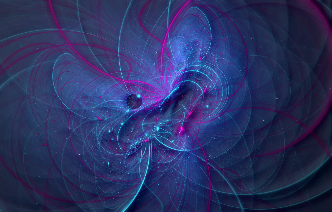 Photo wallpaper abstract, rendering, fractal, Apophysis