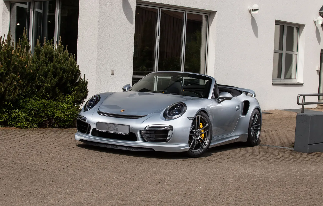 Photo wallpaper 911, Porsche, convertible, Porsche, Turbo, Cabriolet, turbo, TechArt