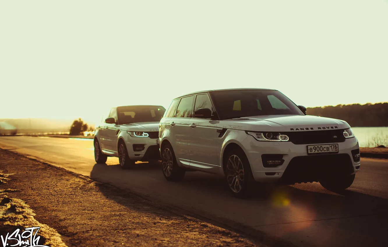 Photo wallpaper machine, auto, photographer, before, Range Rover, auto, photography, photographer