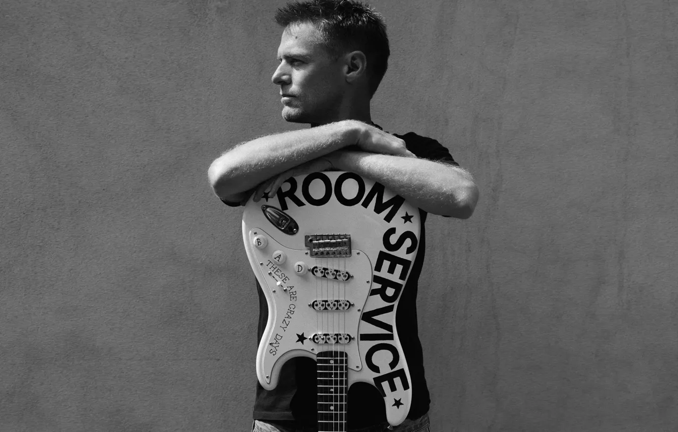 Photo wallpaper guitar, Brian Adams, Bryan Adams