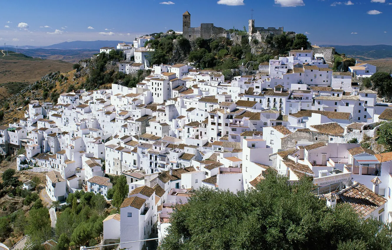 Photo wallpaper home, fortress, Spain, Casares