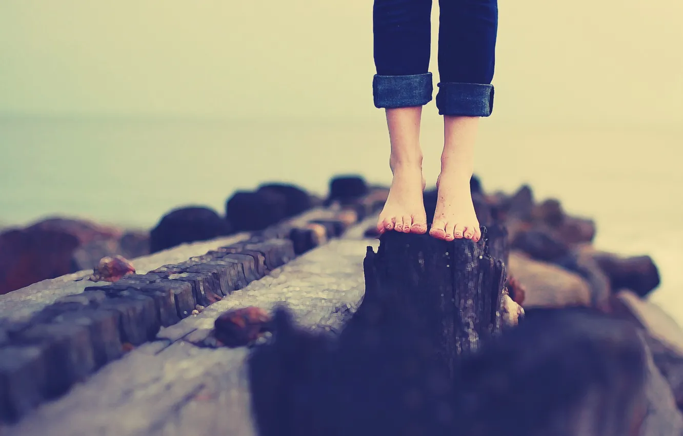 Photo wallpaper stones, background, situation, tree, Wallpaper, feet, people, boy