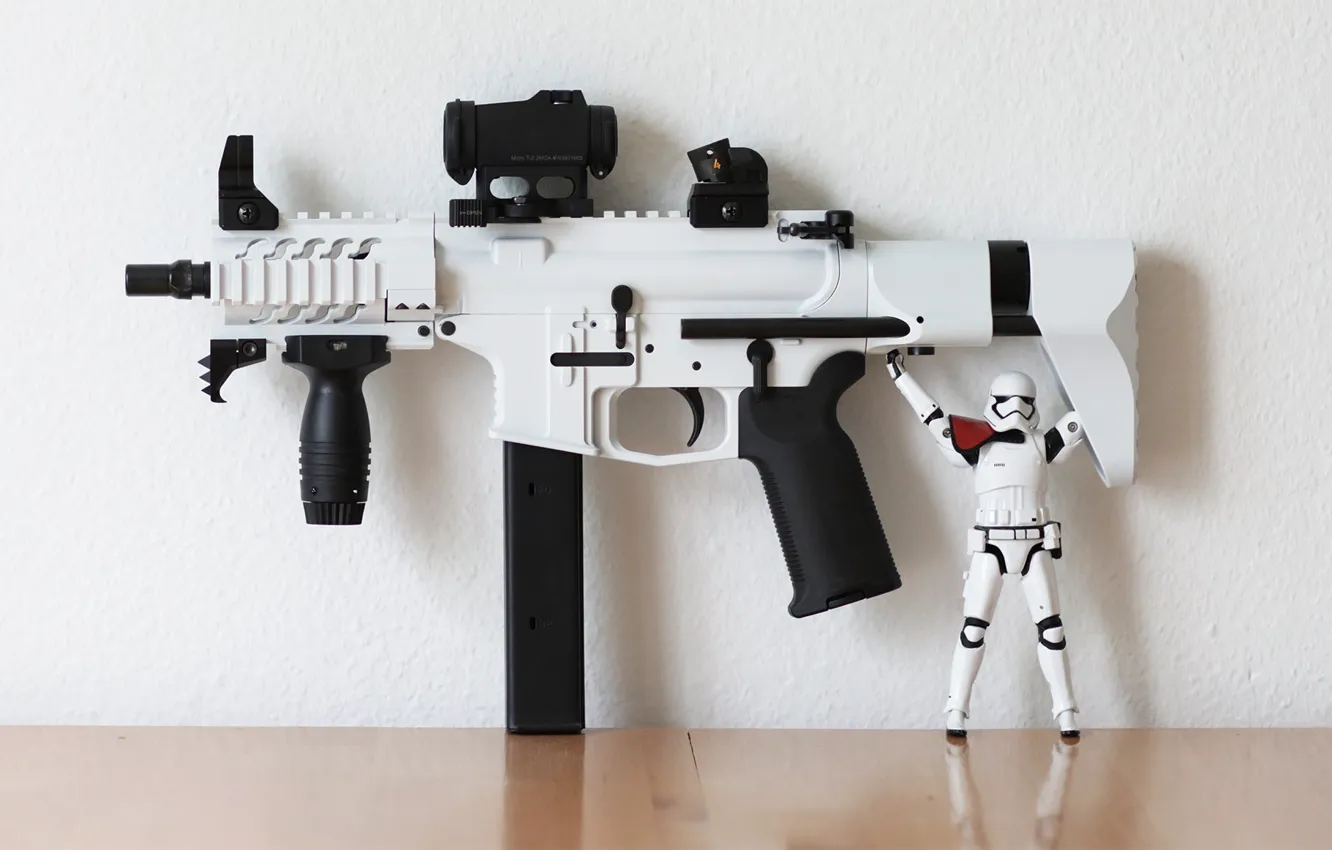 Photo wallpaper weapons, 9mm, stormtrooper, AR15
