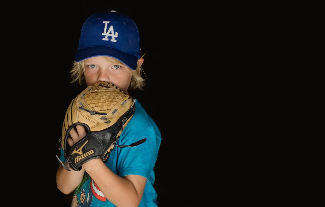 Photo wallpaper sport, boy, baseball