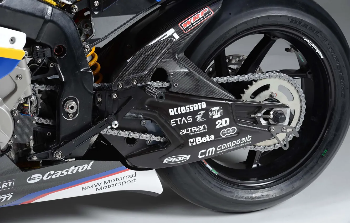 Photo wallpaper wheel, BMW, carbon, SBK S1000RR, Motorrad GoldBet 2013