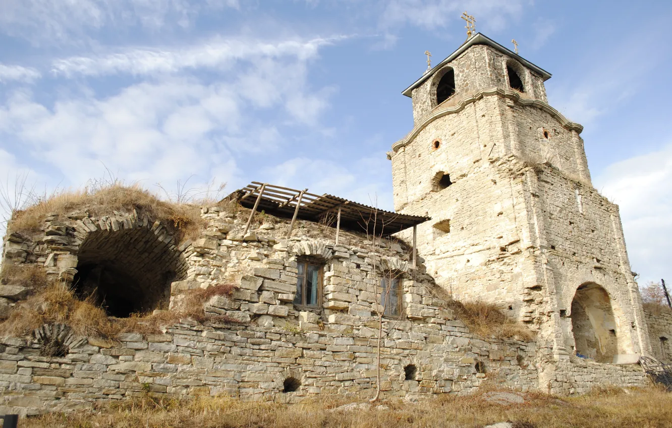 Photo wallpaper landscape, nature, castle