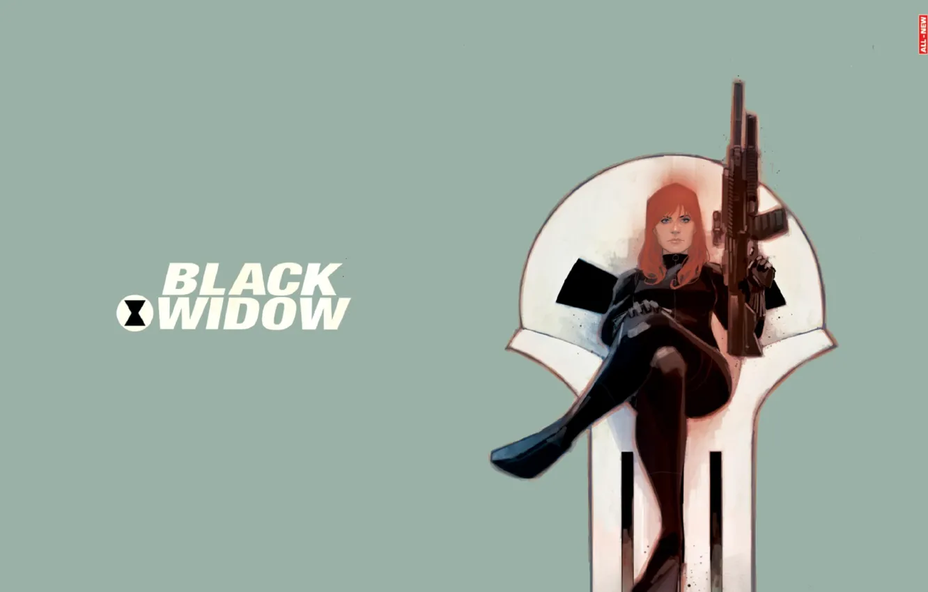 Photo wallpaper Black Widow, Black widow, Natasha