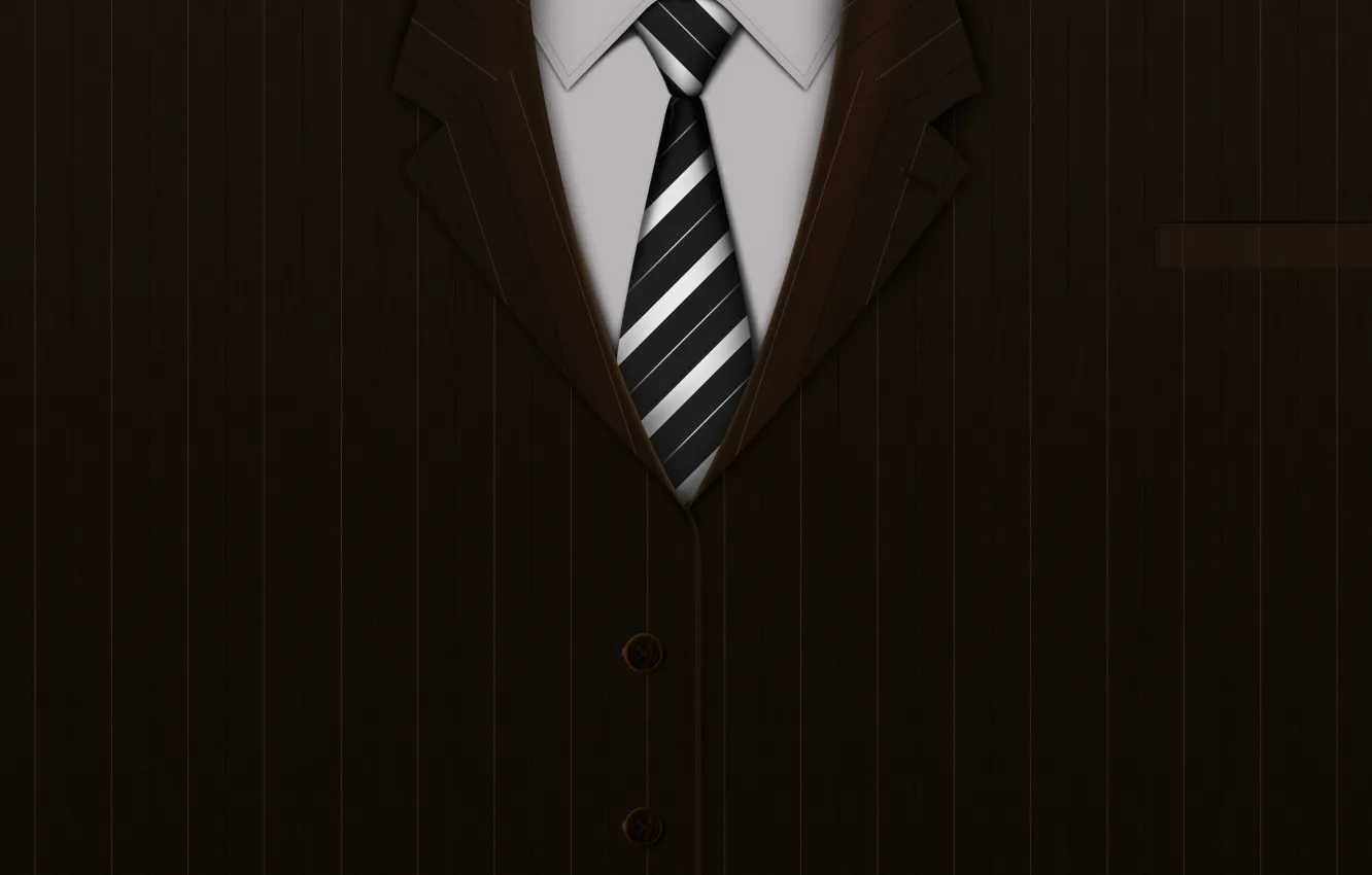 Photo wallpaper costume, tie, buttons, shirt, jacket, Suit