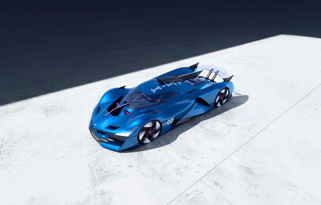 Photo wallpaper Concept, Alpine, Twin Turbo, Super Car, 2024, French Car, V6 Engine, 730 HP