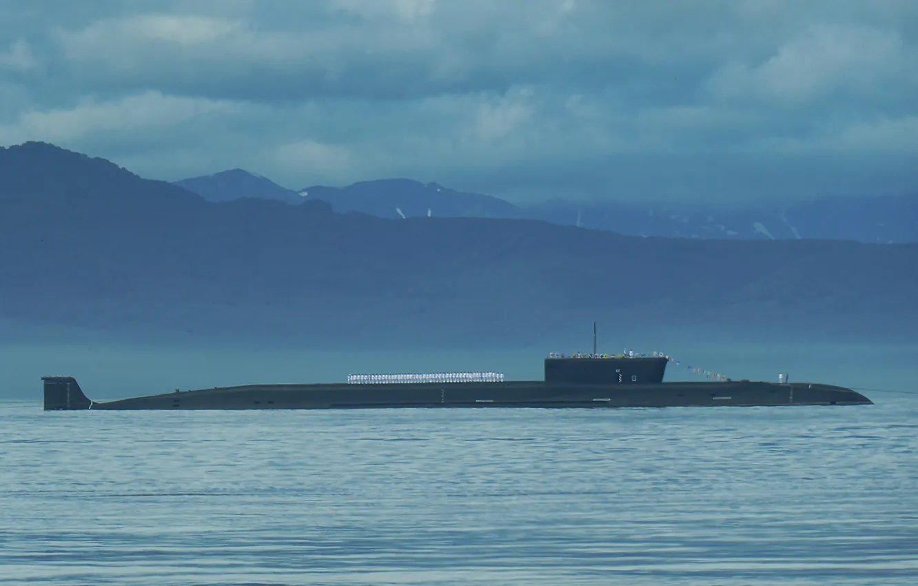 Photo wallpaper submarine, Borey, Vladimir Monomakh