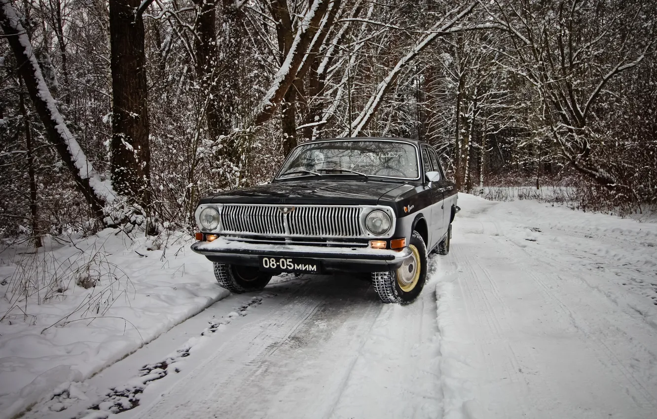 Photo wallpaper USSR, Volga, GAZ, Volga, GAZ-24