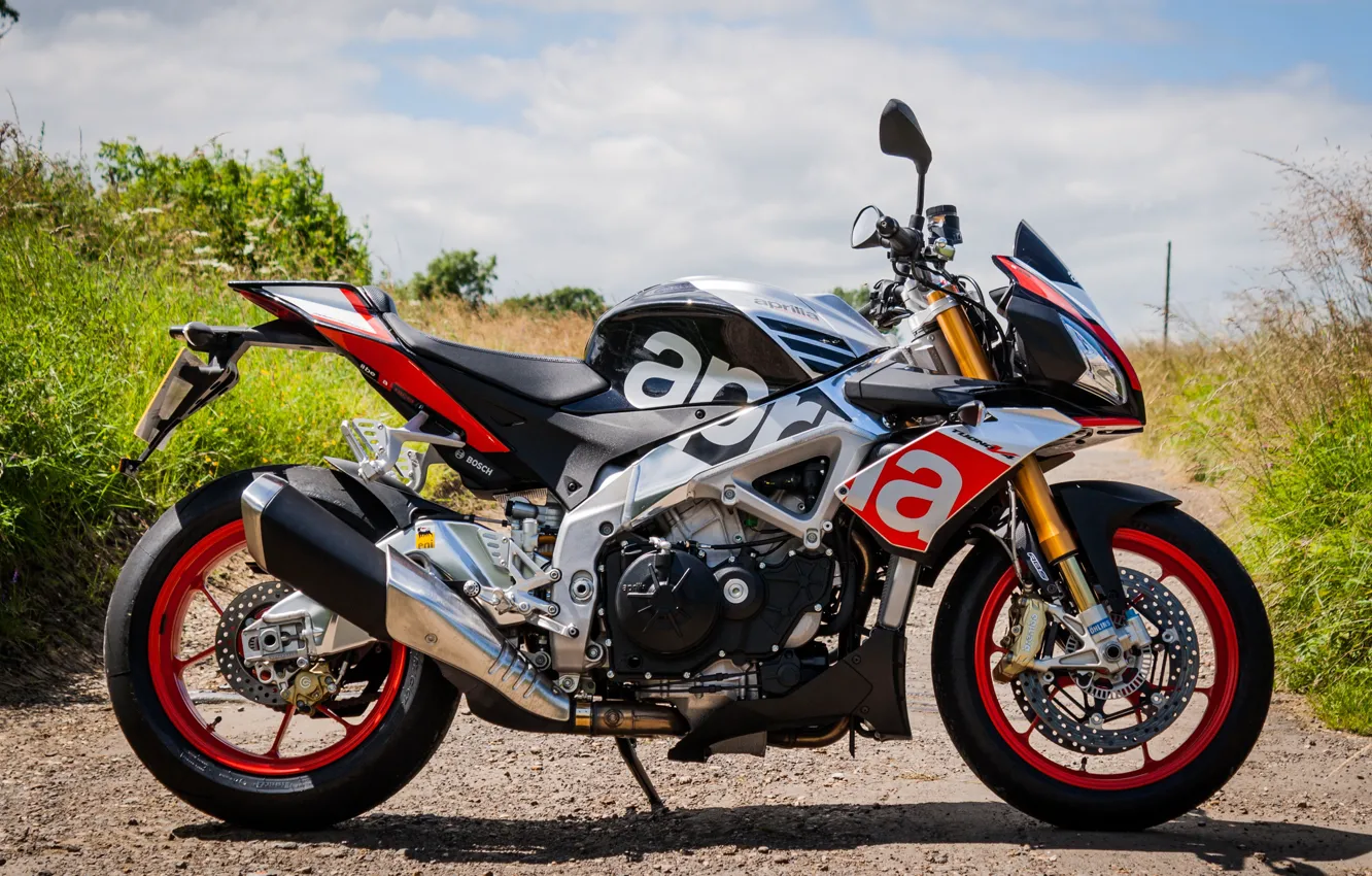 Wallpaper photo, Motorcycle, Aprilia, Factory, Thunder, V4 1100, 2015 ...