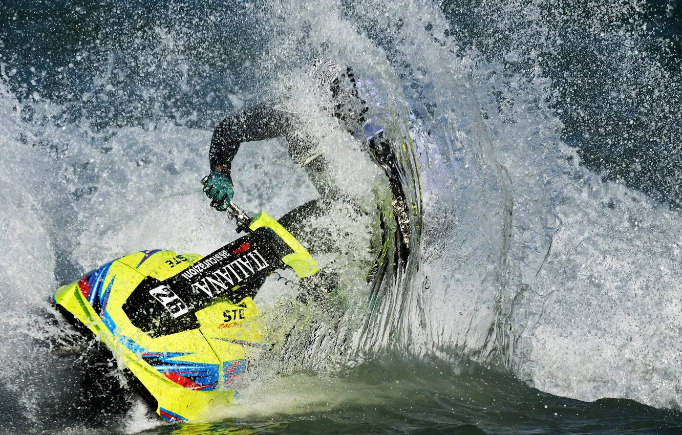 Photo wallpaper race, boat, speed