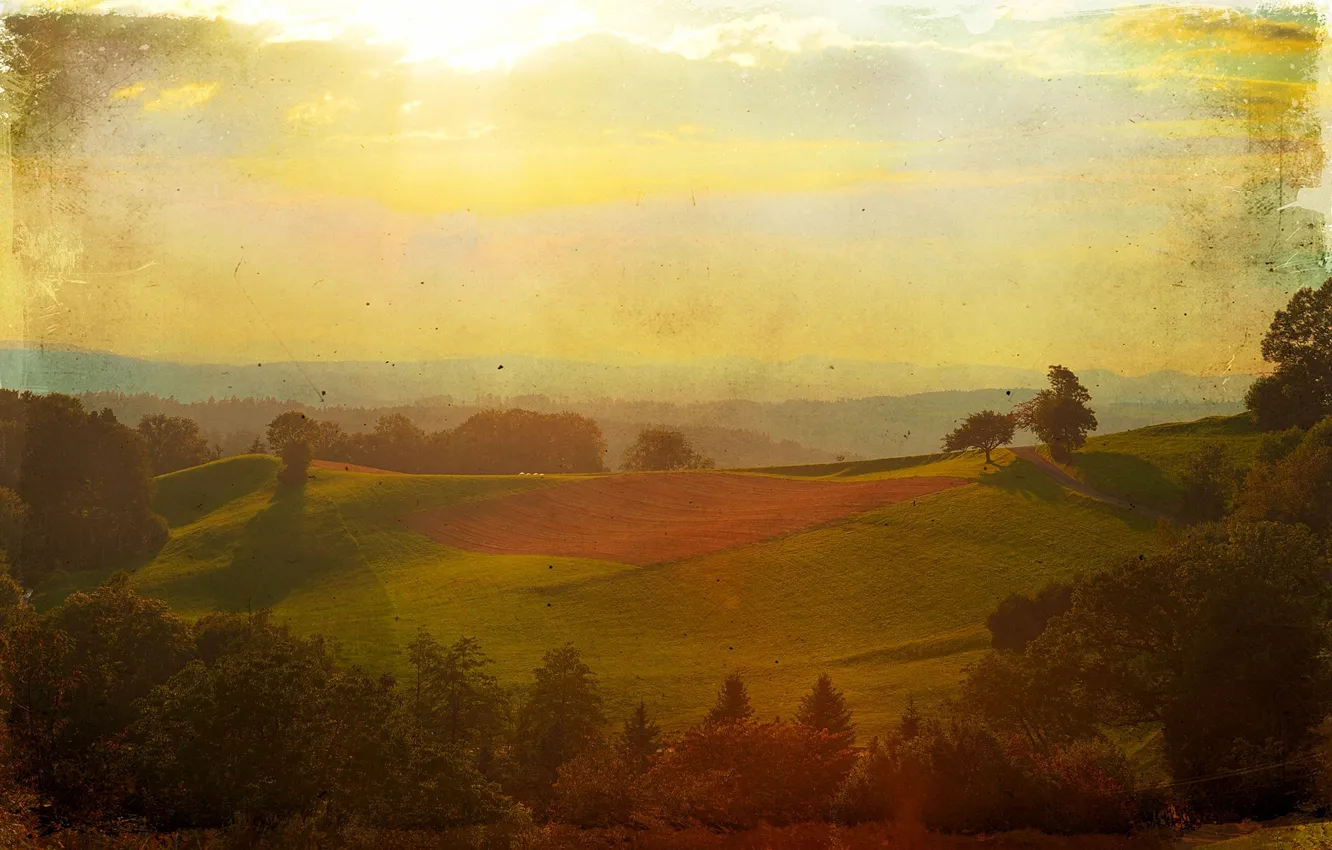 Photo wallpaper landscape, nature, creative, picture