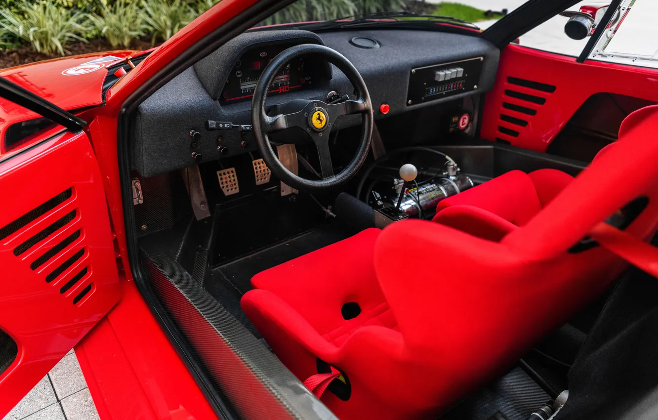 Photo wallpaper Ferrari, supercar, Supercar, 1992, the only instance, The only instance, by Michelotto, Ferrari F40 LM …
