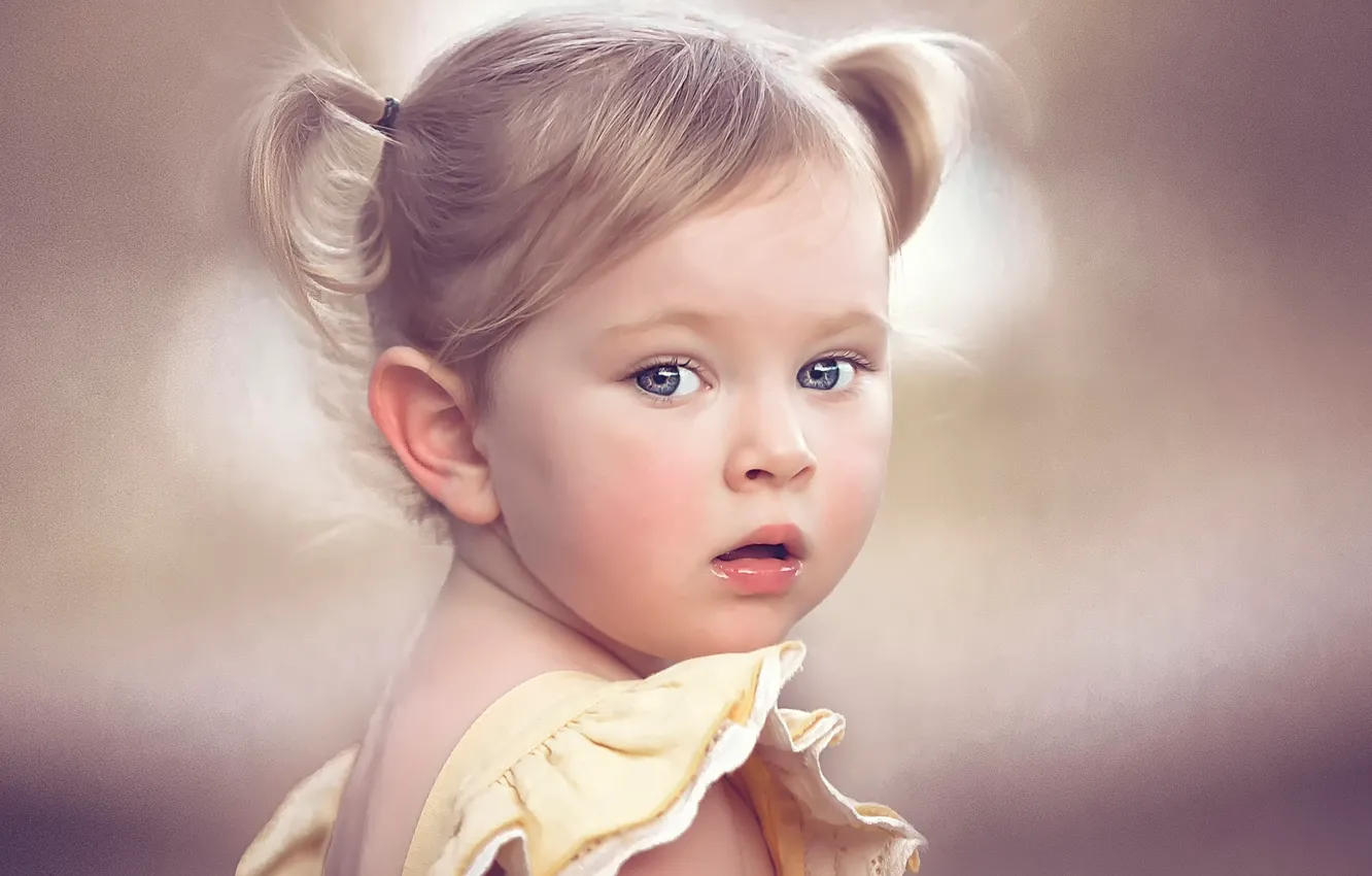 Photo wallpaper portrait, girl, Bright Eyes, Tonya Freeland