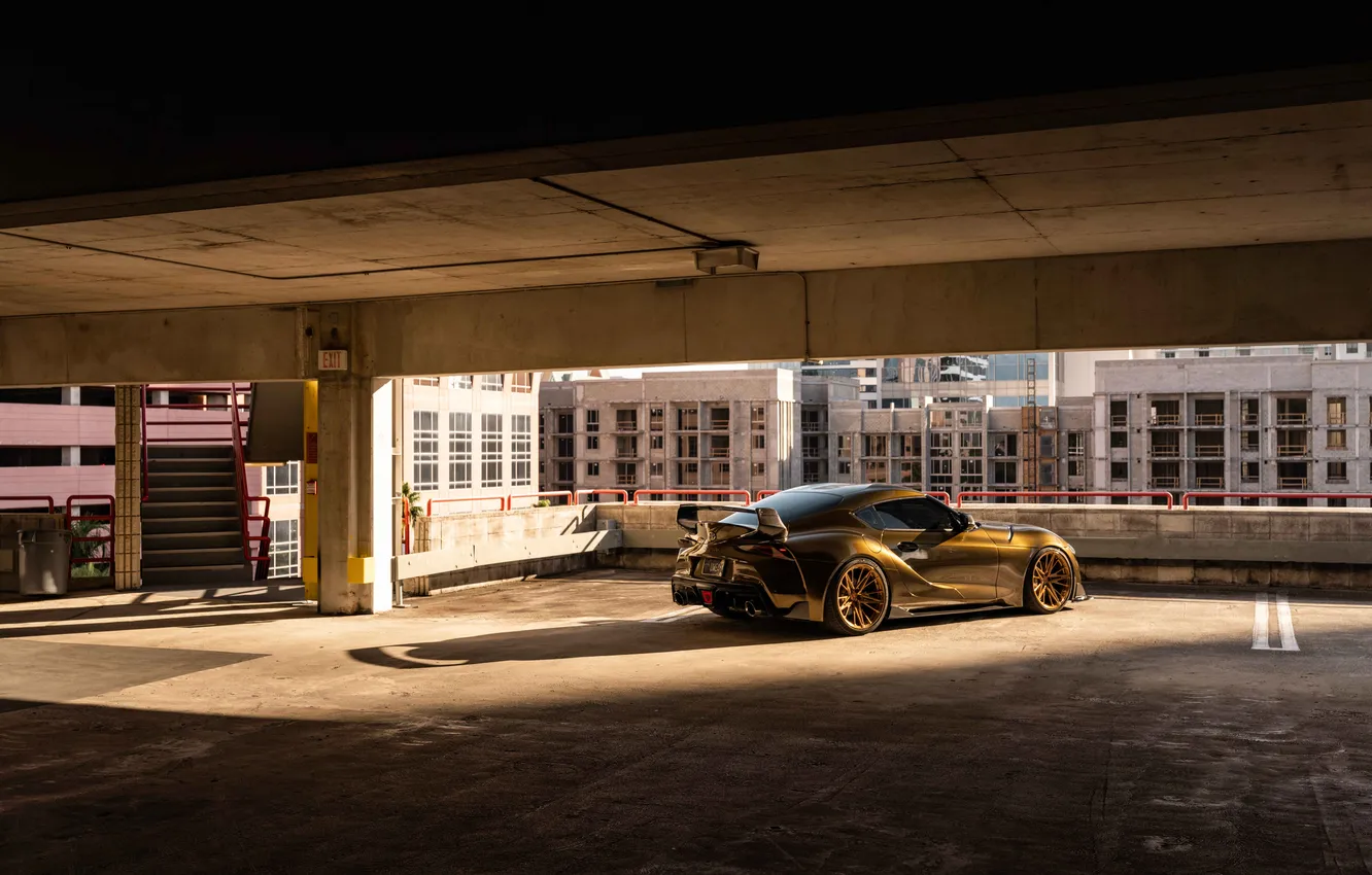 Photo wallpaper Supercar, Toyota, Toyota Supra, car