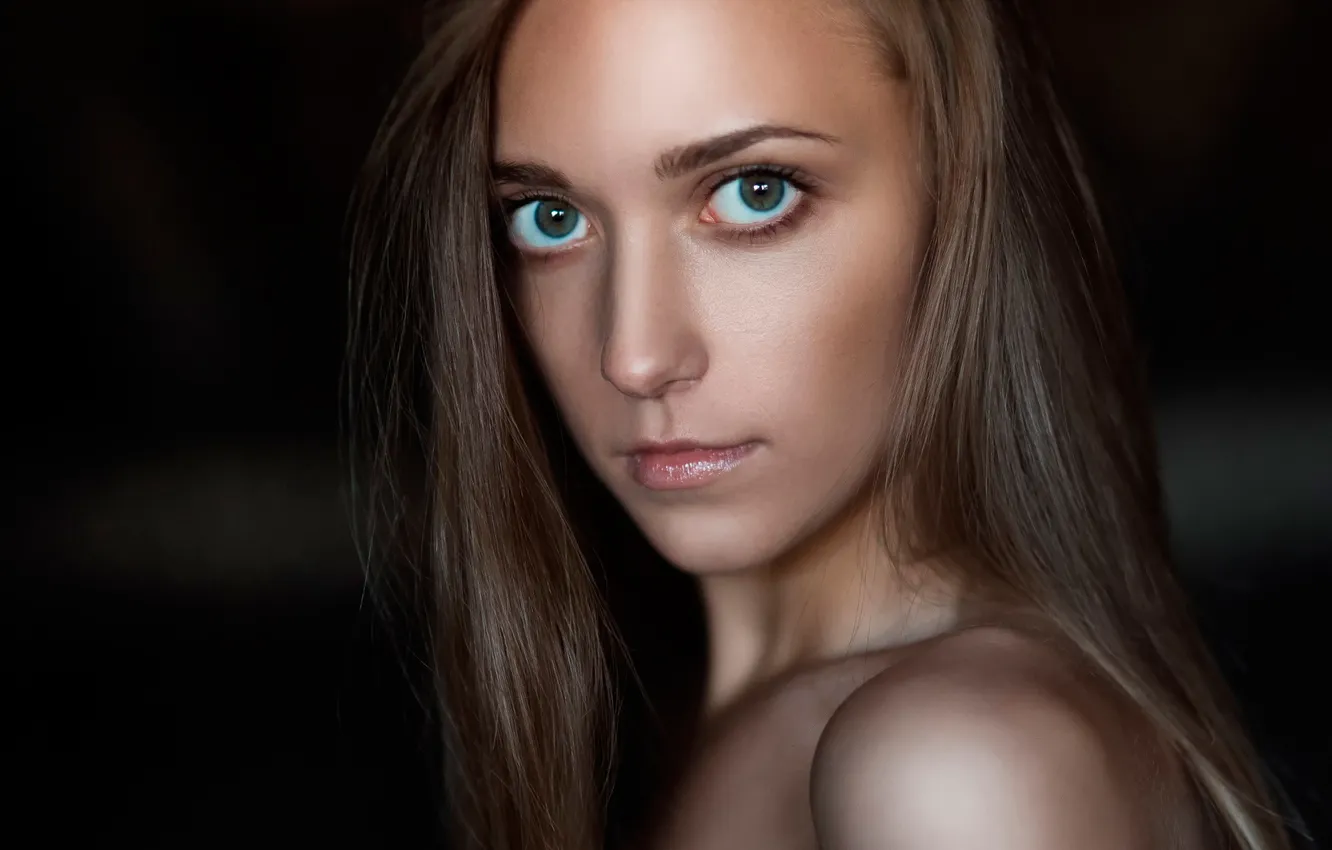 Photo wallpaper look, portrait, Natalie