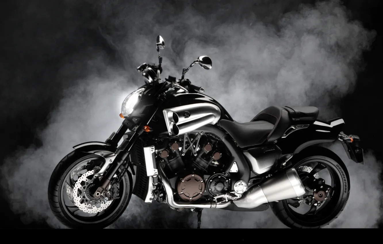 Photo wallpaper Motorcycle, Yamaha, Moto