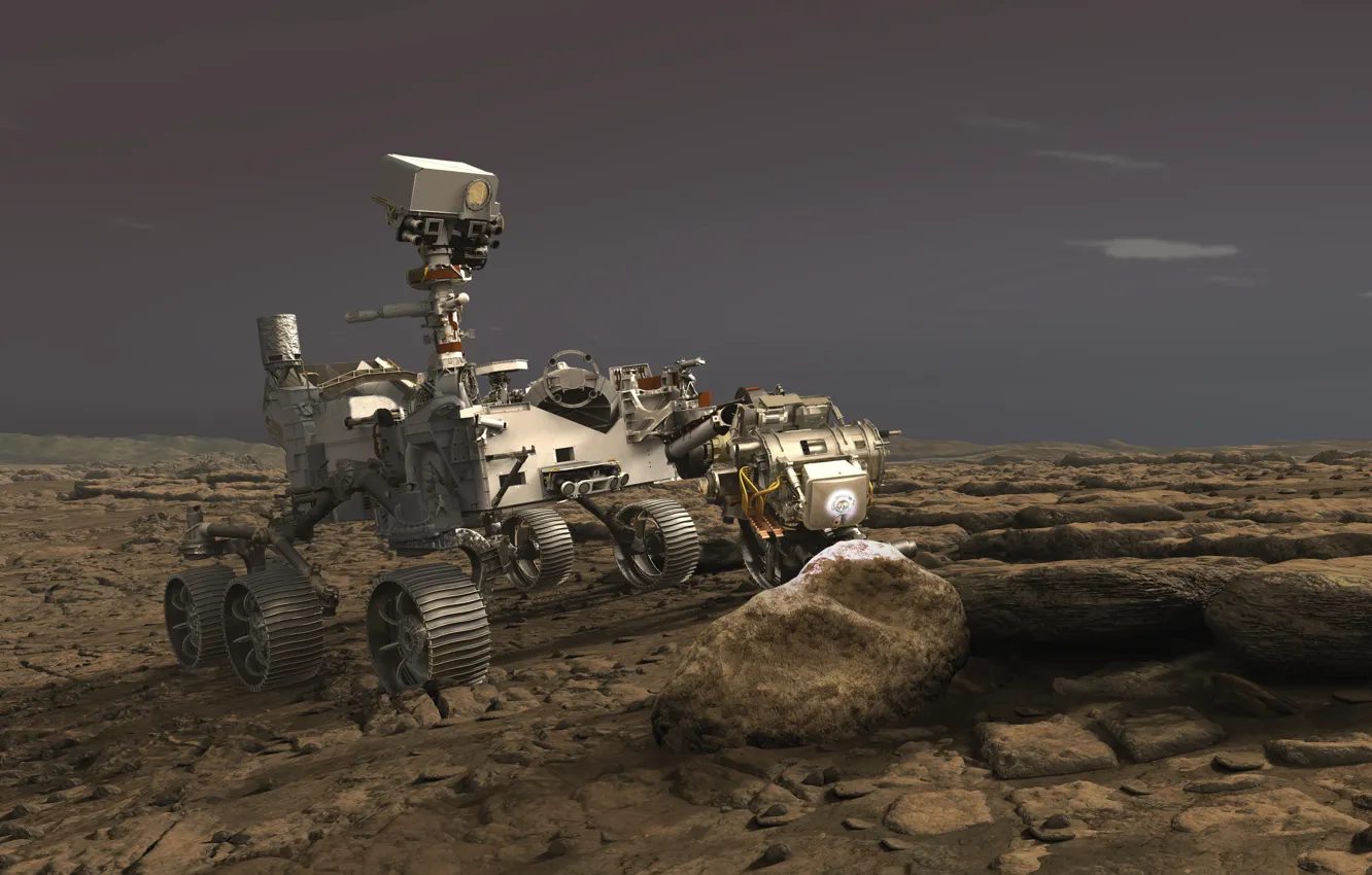 Photo wallpaper space, space, NASA, NASA, the Rover, Mars Explorer, Rrover on Mars