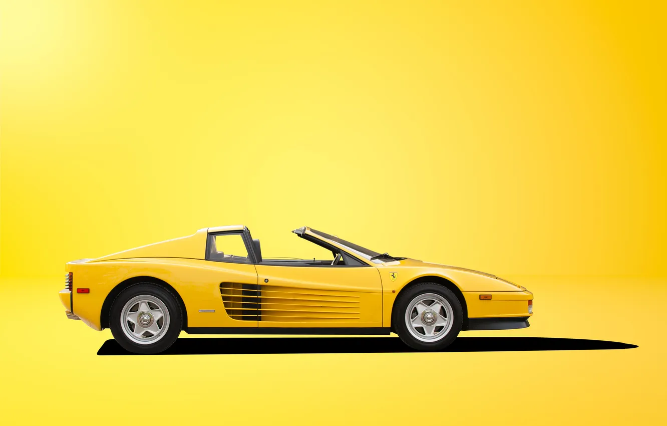 Photo wallpaper Ferrari, Testarossa, 1985, Ferrari Testarossa Targa by EBS