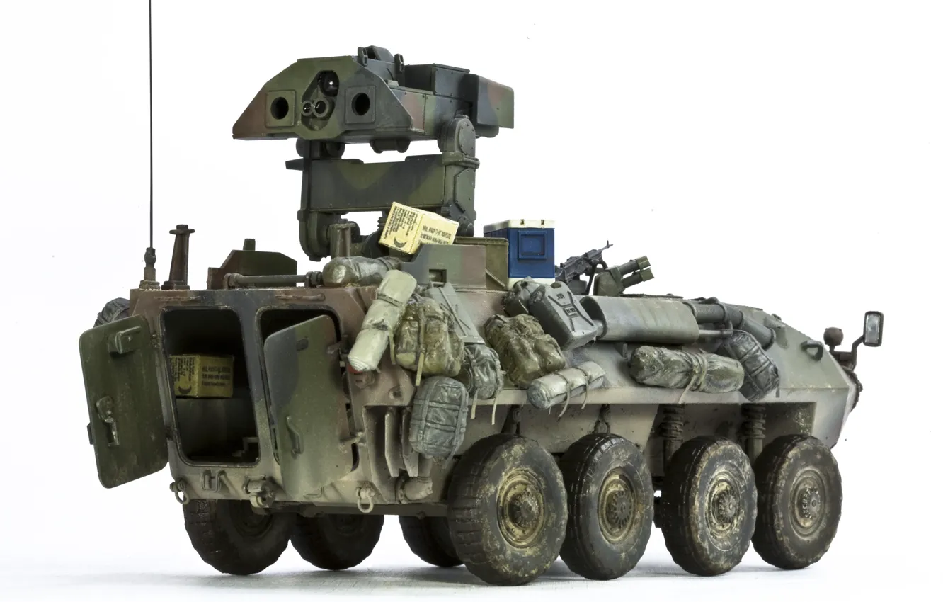 Photo wallpaper machine, toy, rear view, combat, model, infantry, LAV-TUA