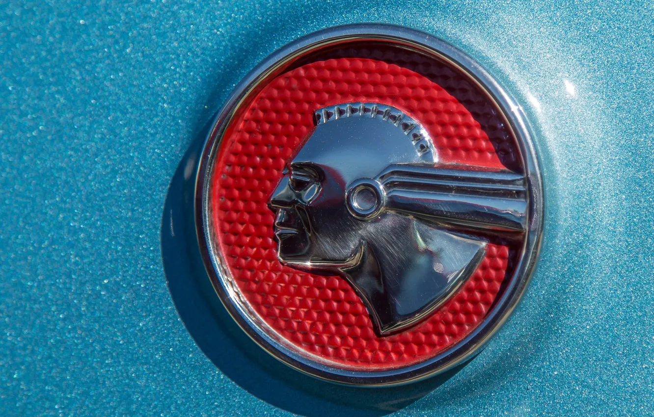 Photo wallpaper emblem, 1953, Pontiac, Chieftain