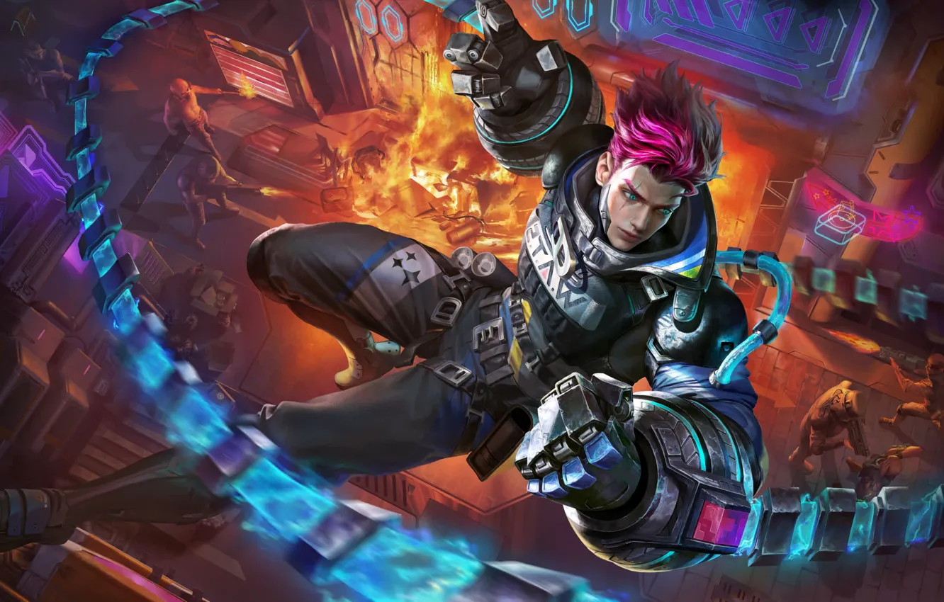 Photo wallpaper game, art, Game Art, Cyber Rebellion, Cyber R