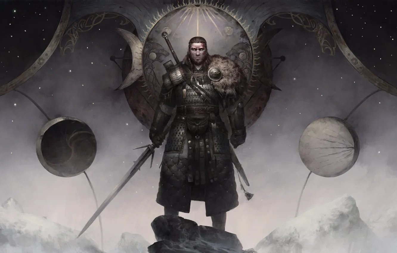 Photo wallpaper bear, The Witcher, Gwent, Quint, Gwent :The Witcher Card Game, Quint: The Witcher. Card Game, …