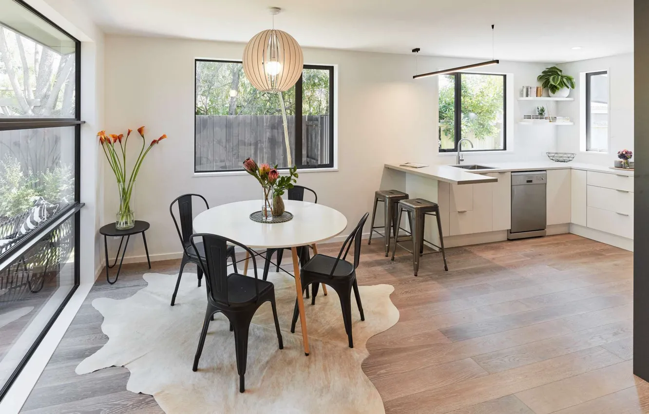 Photo wallpaper interior, kitchen, dining room, House in St Albans