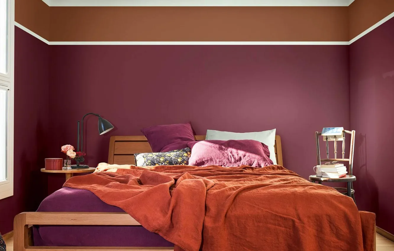 Photo wallpaper room, bed, interior, bedroom, bedroom inspiration United Kingdom