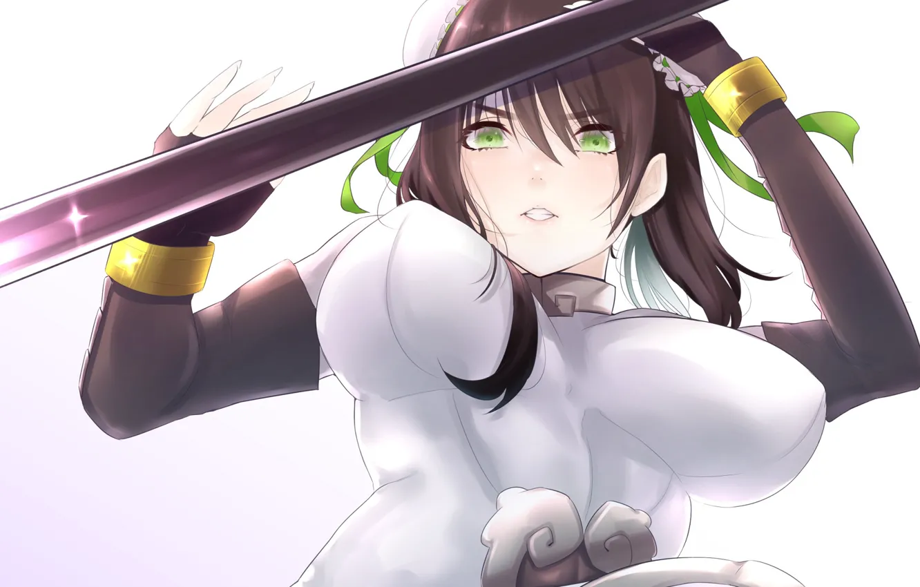 Photo wallpaper Lancer, fanart, Fate/Grand Order, Pixiv, Fanart From Pixiv, Pixiv Id 21310640, Qin Liangyu