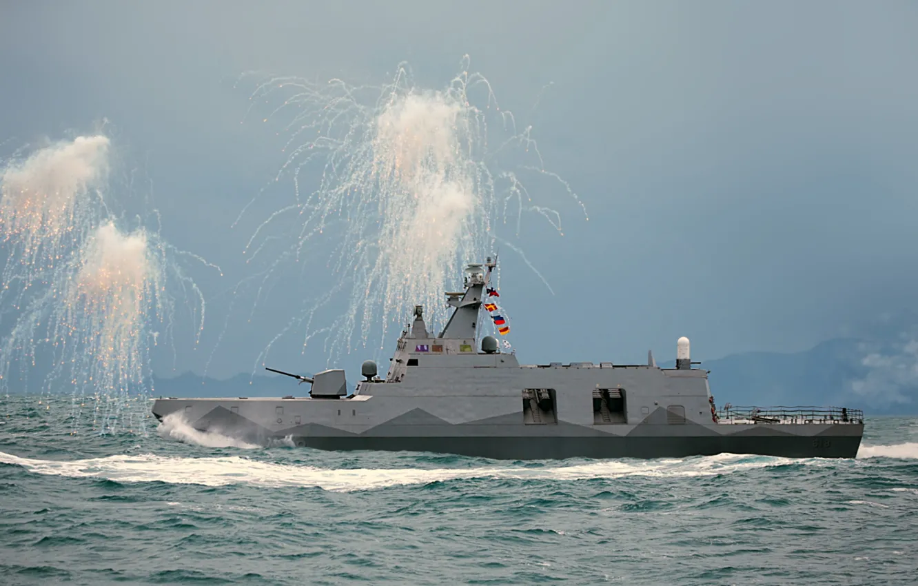 Photo wallpaper Taiwan, Corvette, Tuo Jiang