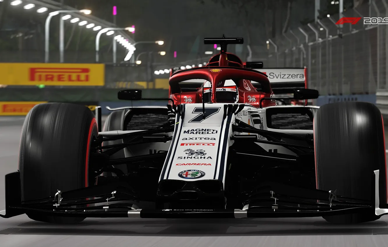 Photo wallpaper track, racing car, Alfa Romeo C38, F1 2019