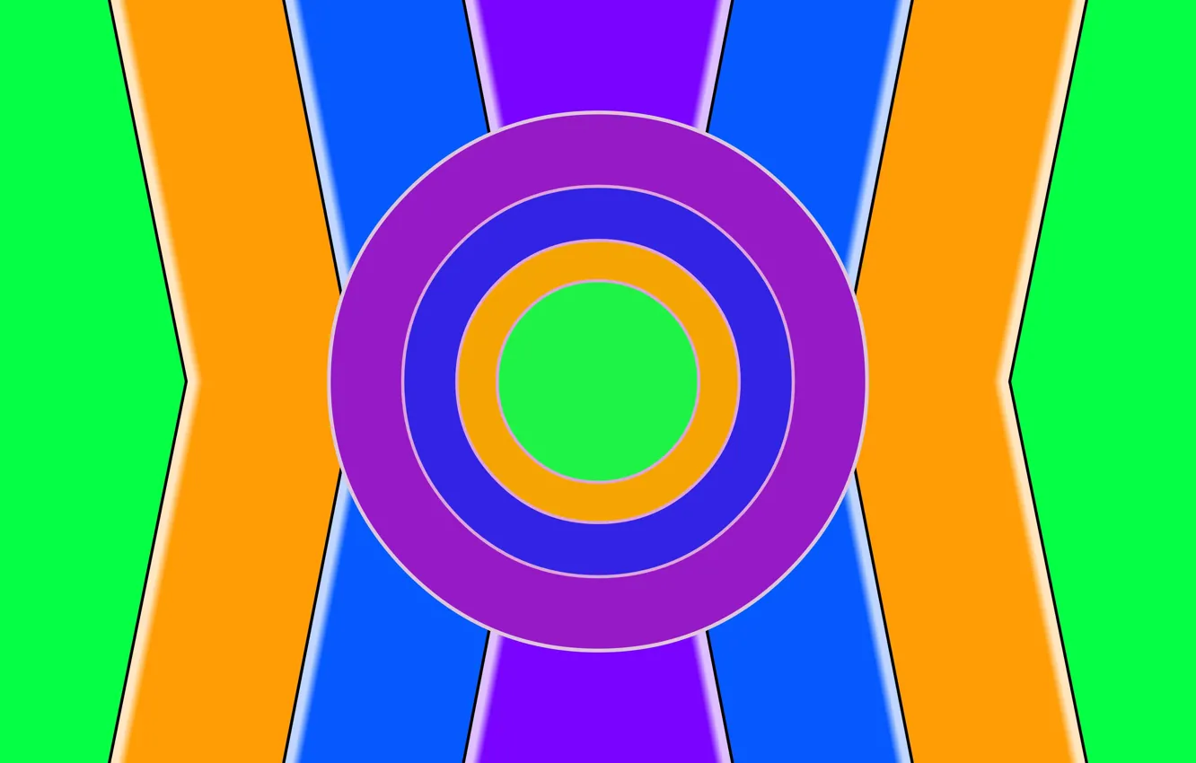 Photo wallpaper bright, color, figure, different, abstract