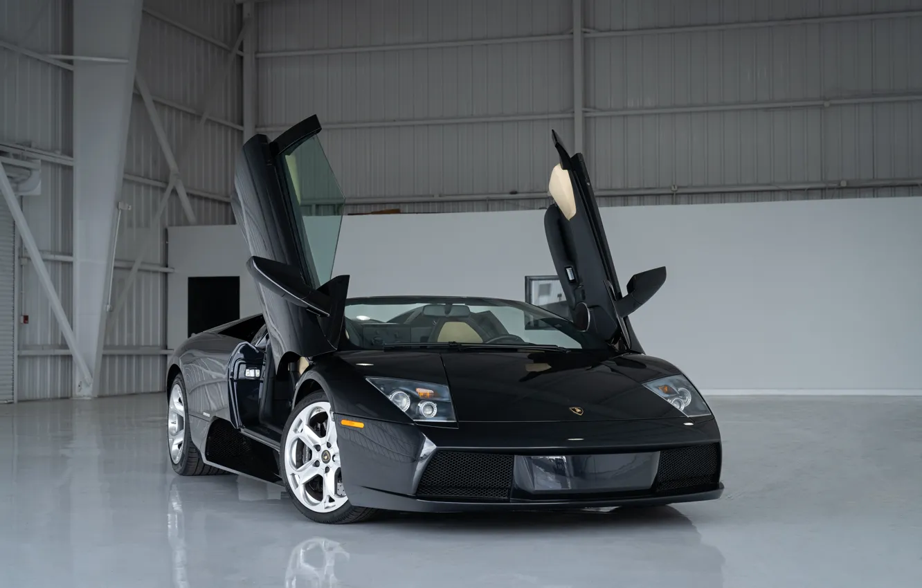 Photo wallpaper Lamborghini, Murcielago, lambo door, Lamborghini Murcielago Roadster
