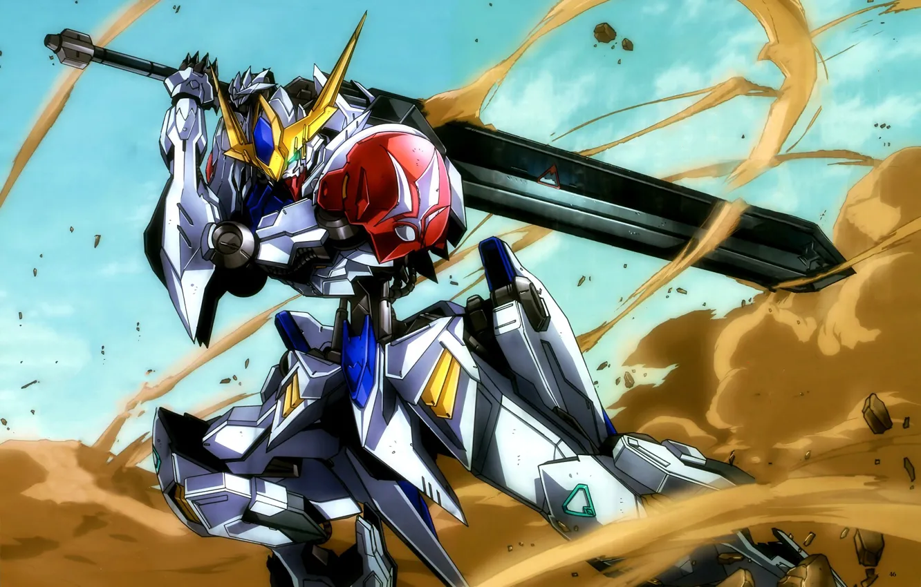 Photo wallpaper robot, dust, Mobile Suit Gundam
